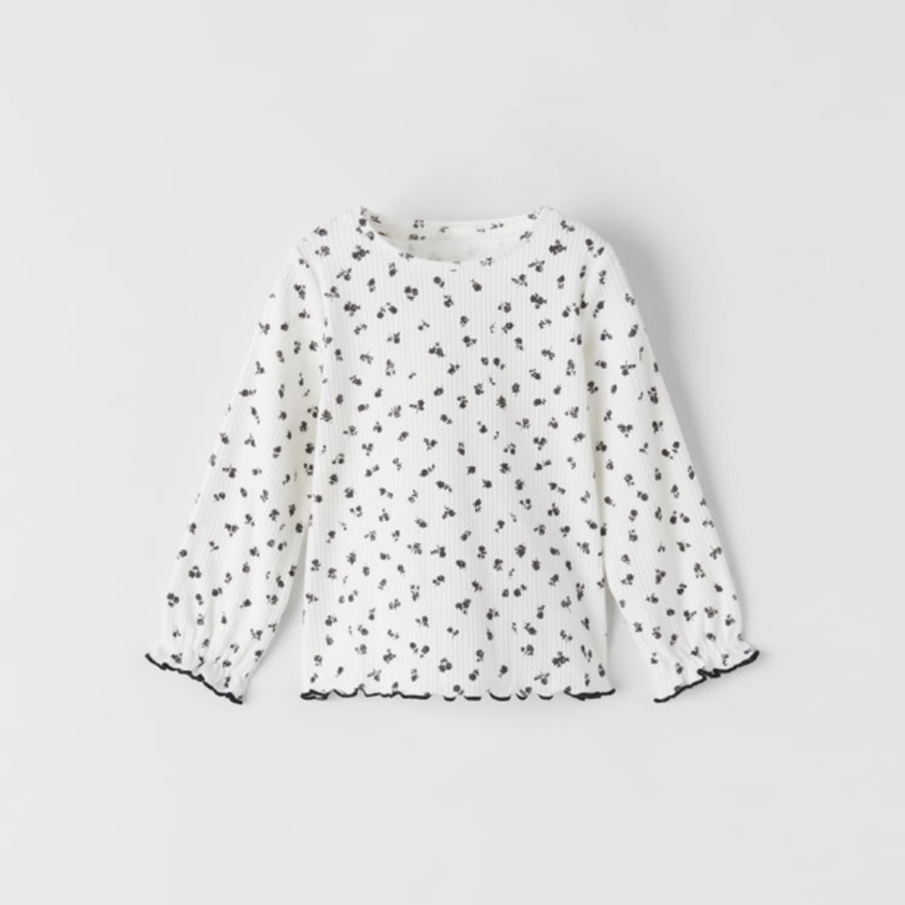 Zara floral shirt